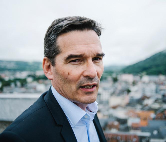 The mayor of Lourdes, Thierry Lavit, in his city, August 6, 2021.