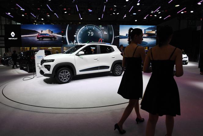 Le modèle électrique K-ZE de Renault, présenté au salon de l’automobile de Shanghai, le 17 avril 2019.