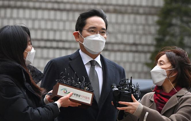 Lee Jae-yong, à son arrivée au tribunal de Séoul, le 18 janvier 2021.