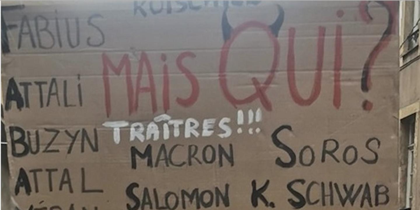 Antisémite Contraire Pancarte « Mais qui ? » : « L'antisémitisme auquel nous sommes confrontés  avance en oblique, il prend des détours »