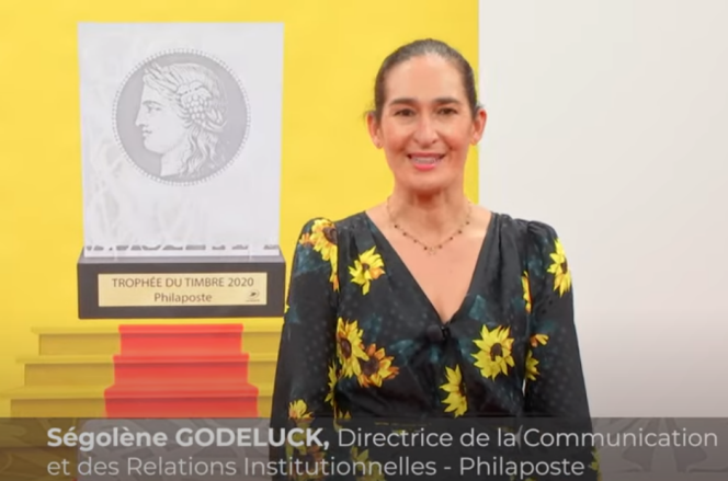 Ségolène Godeluck, directrice de la communication à Philaposte, et maîtresse de cérémonie des Trophées du timbre.