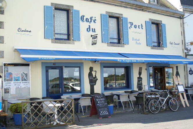 Le cinéma du Port, à l’Ile-Tudy (Finistère).
