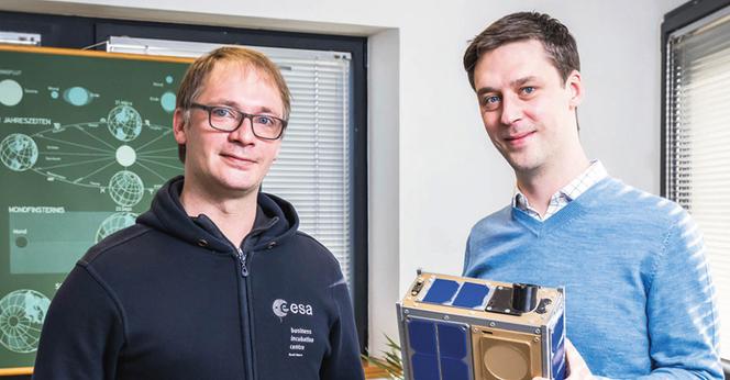 Les fondateurs de la start-up Unseenlabs, Jonathan et Clément Galic, en mars 2021.
