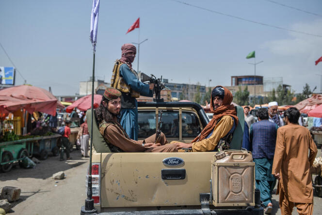 Des talibans à Kaboul, le 17 août.