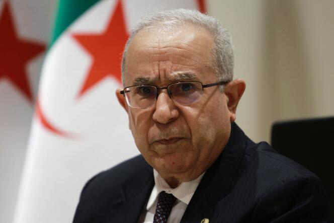 Le ministre algérien des affaires étrangères, Ramtane Lamamra, le 24 août 2021.