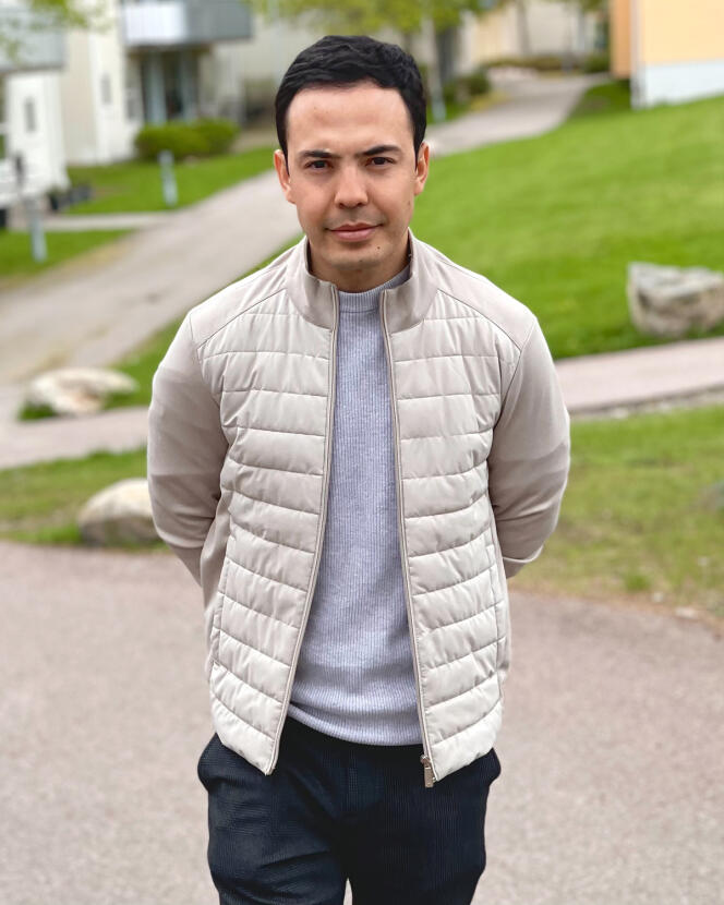 Exiled in Sweden, Ahmad Khan Mahmoodzada (here, in May 2021) is sorry for Europe's refusal to welcome Afghan refugees.