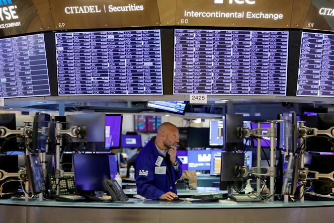 A la Bourse de New York, le 9 août 2021.
