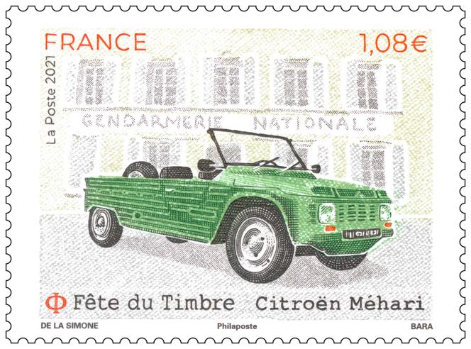Citroën Méharin de Albin de la Simone, diseño de Sophie Beaujard, grabado de Pierre Parra. Venta pública 27 de septiembre. Preventa en 80 ciudades de Francia, del 25 al 26 de septiembre.