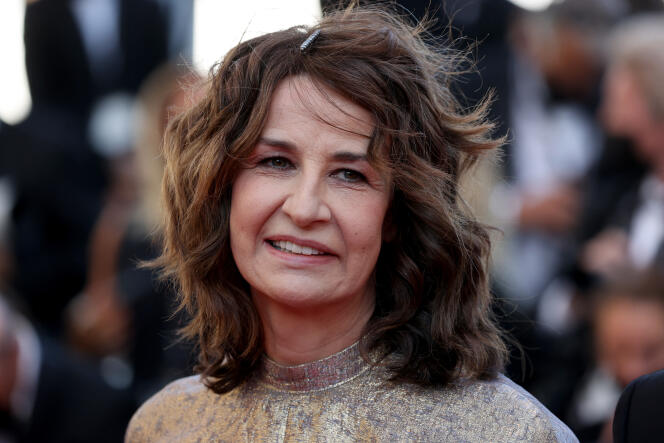 L’actrice et réalisatrice française Valérie Lemercier arrive pour la projection du film « Aline, la voix de l’amour » au Festival de Cannes, le 13 juillet 2021.