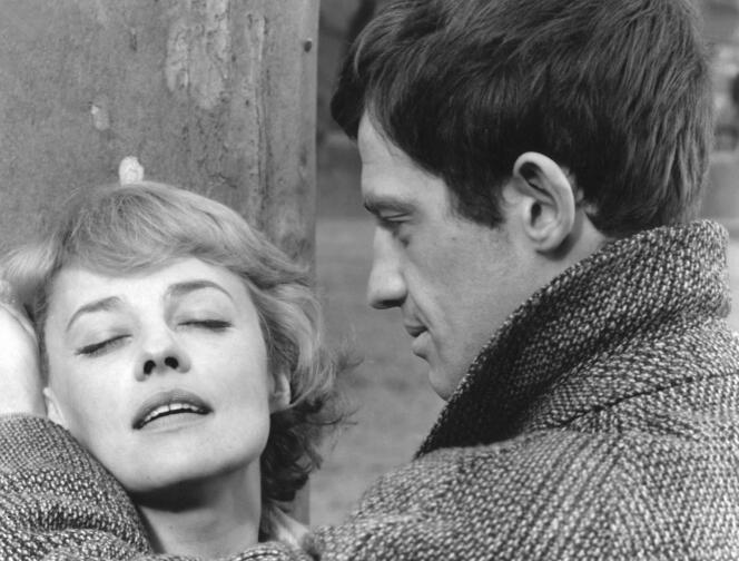 Jeanne Moreau et Jean-Paul Belmondo dans « Moderato cantabile » (1960), réalisé par Peter Brook.