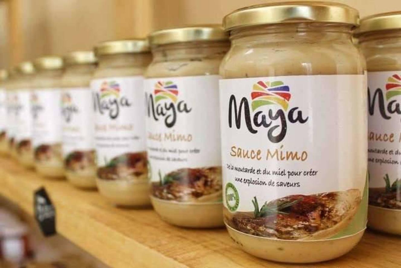 Produits la marque Maya créée par l’entrepreneuse sénégalo-malienne Seynabou Dieng.