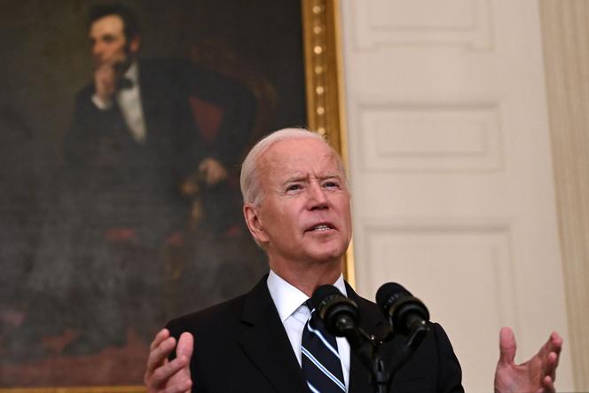 US President Joe Biden on September 9, 2021 in the White House.  He imposed compulsory vaccination on two-thirds of workers in the United States.