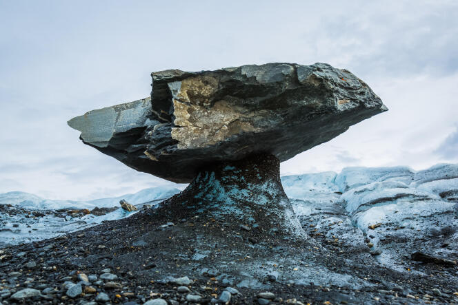 Une table glaciaire en Alaska.