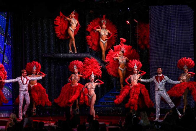 Répétition au Moulin Rouge, à Paris, le 8 septembre 2021.