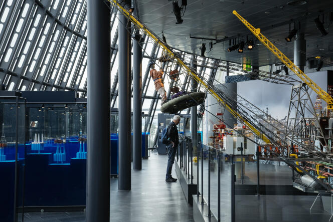 Au Musée du pétrole, à Stavanger, en Norvège, le 6 septembre 2021.