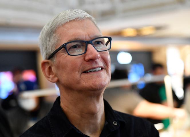Le patron d’Apple, Tim Cook, à Los Angeles (Californie), le 24 juin 2021.
