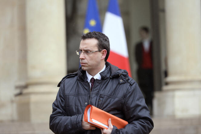 Le maire (PCF) de Grigny (Essonne), Philippe Rio, à l’Elysée, en janvier 2015.
