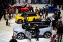Visitors look at Renault cars during the Munich Auto Show IAA Mobility 2021, in Munich, Germany, September 11, 2021. REUTERS/Andreas Gebert