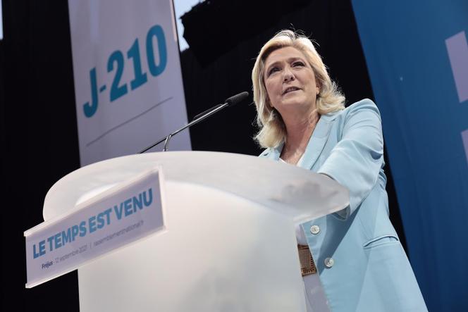 Discours de Marine Le Pen à Frejus (Var), le 12 septembre 2021.