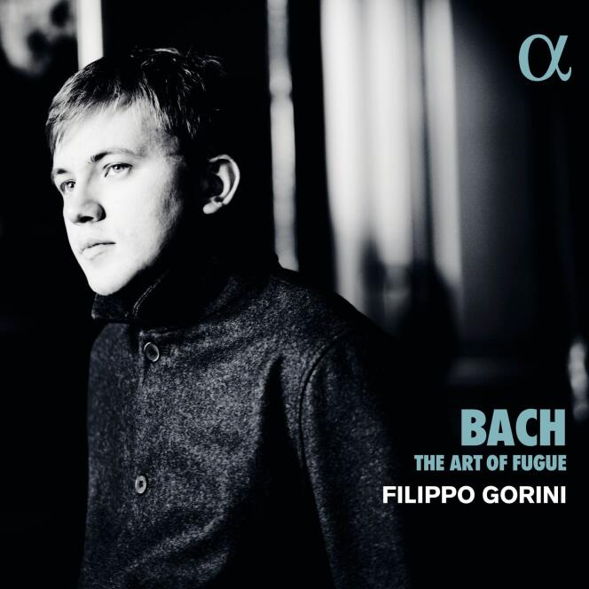 Pochette de l’album « L'Art de la fugue », de Jean-Sébastien Bach, par le pianiste Filippo Gorini.