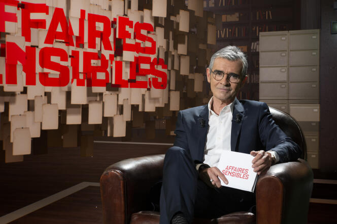 Fabrice Drouelle, présentateur de l’émission « Affaires sensibles », sur France Inter et sur France 2.