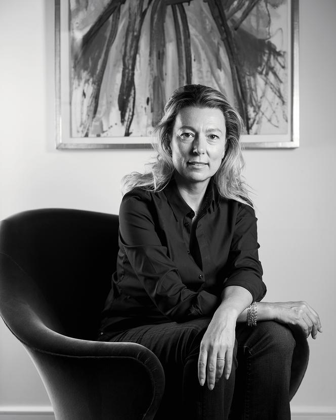 Caroline Rostang, chez elle, à Paris, le 26 août 2021.