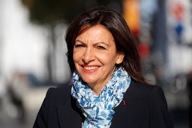 The Socialist Party presidential candidate, Anne Hidalgo, September 16, 2021, in Paris.