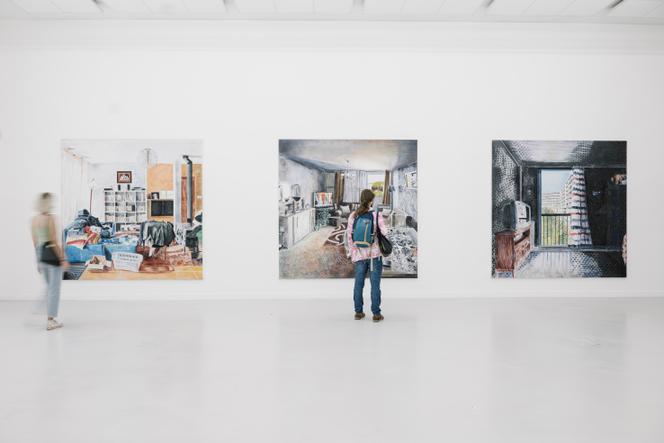 Série « Images de l’intérieur », d’Yves Bélorgey, exposée à La Fabrique, à Toulouse, dans le cadre du festival Le Printemps de septembre.