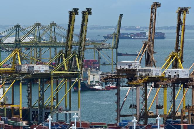 Un terminal à conteneurs dans le port de Singapour, le 17 septembre 2021.