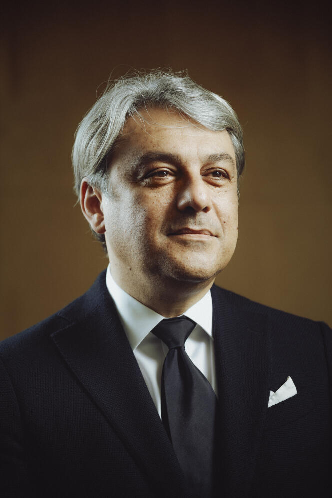 Luca de Meo, le directeur général de Renault, au Technocentre de Guyancourt (Yvelines), le 16 septembre 2021.