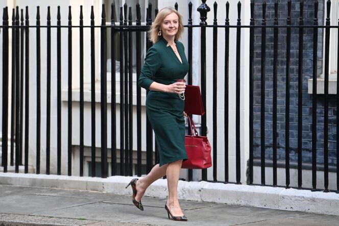 La secrétaire d’Etat aux affaires étrangères britannique, Liz Truss, à Londres, le 17 septembre 2021.