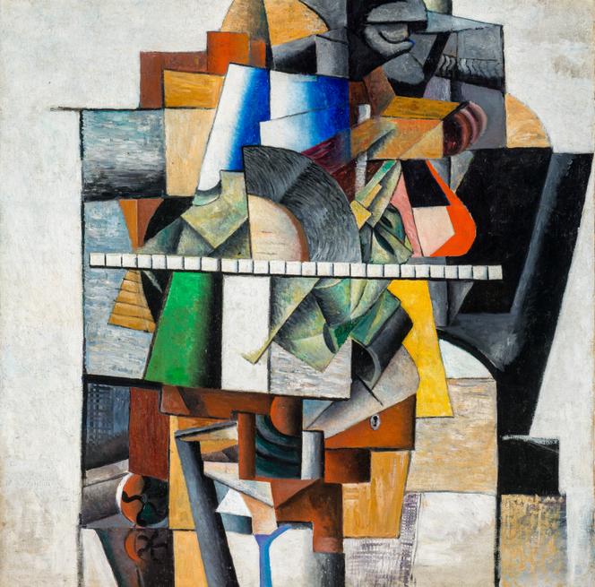 Portrait de Mikhaïl Matiouchine (1913-1914) par Kazimir Malevitch.