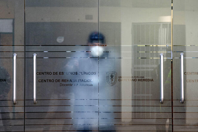 Au centre d’études cliniques de l’université Cayetano Heredia, à Lima, au Pérou, en septembre 2020.