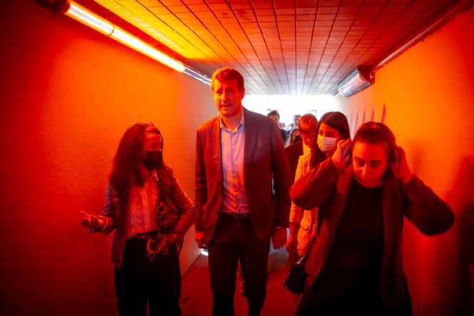 Yannick Jadot, le candidat EELV à la présidentielle, à Sevran (Seine-Saint-Denis), le 21 septembre 2021.