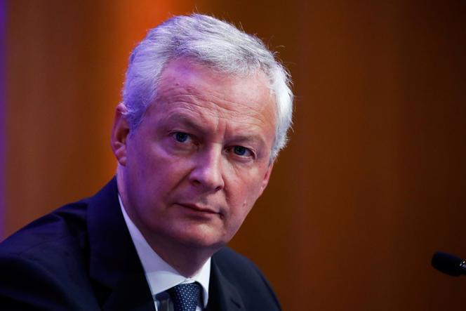 Le ministre de l’économie français Bruno Le Maire lors d’une conférence de presse à Paris, le 22 septembre 2021.
