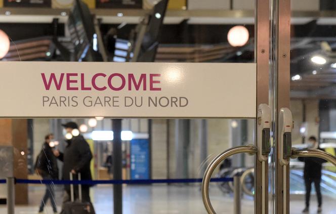 A la gare du Nord, à Paris, en décembre 2020.