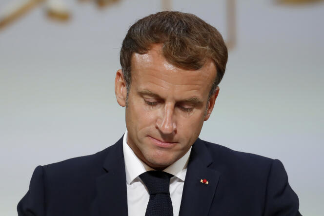 Le président français, Emmanuel Macron, le 20 septembre 2021 à Paris.