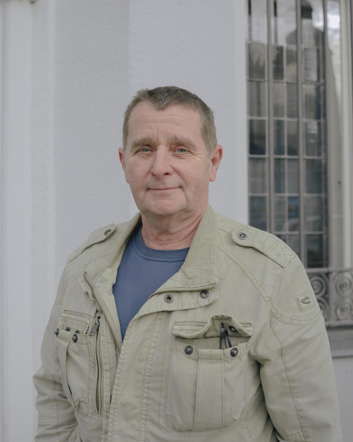 Uwe Rentsch, partisan de l’AfD, lors d’un meeting à Görlitz, en Saxe, en Allemagne, le 23 septembre 2021.