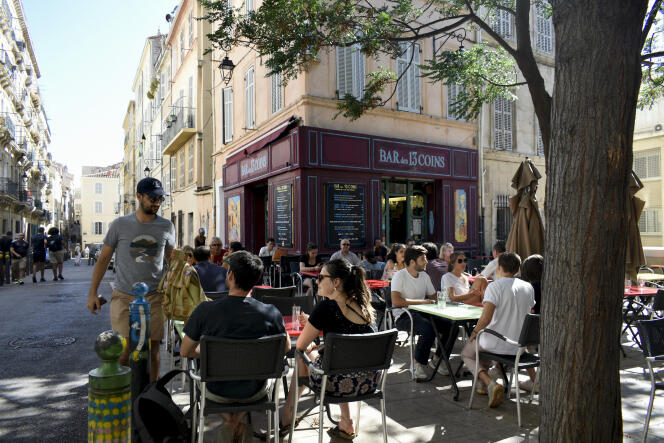Le quartier du Panier à Marseille, le 16 juillet 2021.