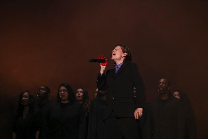 Christine and the Queens au concert Global Citizen Live à Paris , le 25 septembre 2021.