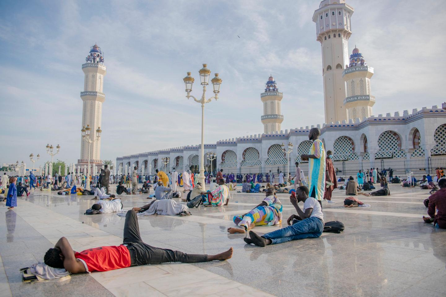 Foule de pèlerins lors du Grand Magal de Touba