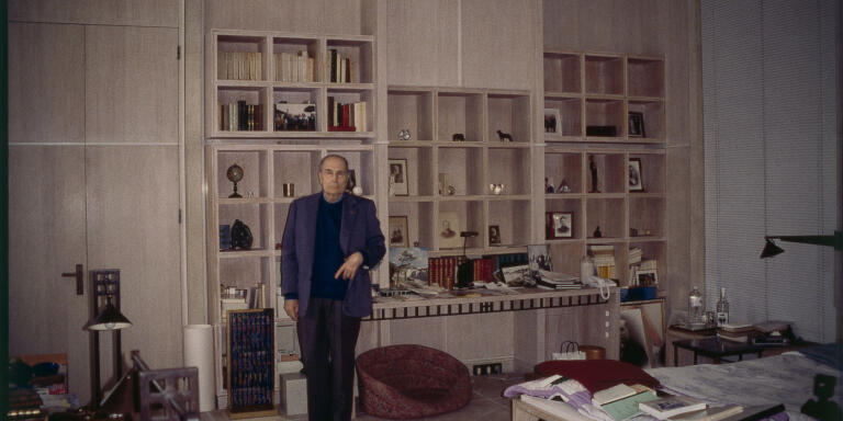François Mitterrand photographié par Claire en mai 1995, dans son appartement privé de l'Élysée,
