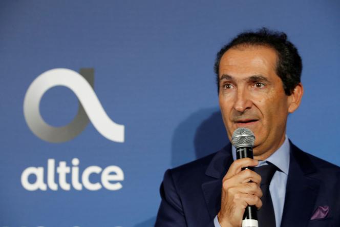 Patrick Drahi, fondateur du groupe de télécoms et de médias Altice, assiste à l’inauguration de l’Altice Campus, à Paris, le 9 octobre 2018.