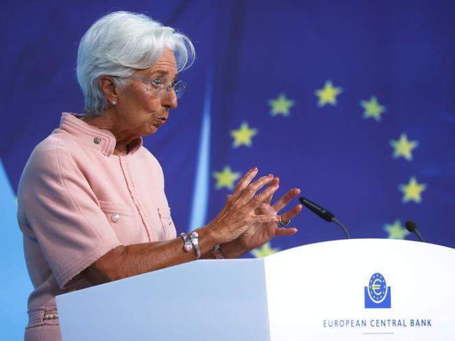 La présidente de la Banque centrale européenne (BCE), Christine Lagarde, à Francfort (Allemagne), le 9 septembre.