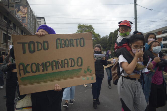 Manifestation en Colombie, le 28 septembre.
