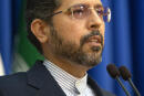(210308) -- TEHRAN, March 8, 2021 (Xinhua) -- Iran's Ministry of Foreign Affairs Spokesman Saeed Khatibzadeh speaks at a press conference in Tehran, Iran, on March 8, 2021. Iran has never had direct or indirect talks with the United States over the issues concerning the 2015 nuclear deal, Saeed Khatibzadeh said here on Monday. (Photo by Ahmad Halabisaz/Xinhua)