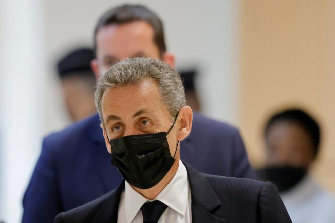Contrairement à ses coprévenus, présents tous les jours, Nicolas Sarkozy n’est venu à l’audience que pour son interrogatoire.