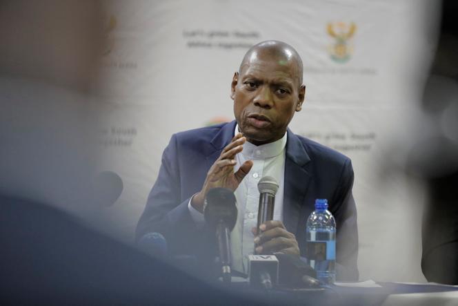 L’ancien ministre sud-africain de la santé Zweli Mkhize, à Polokwane, en mars 2020.