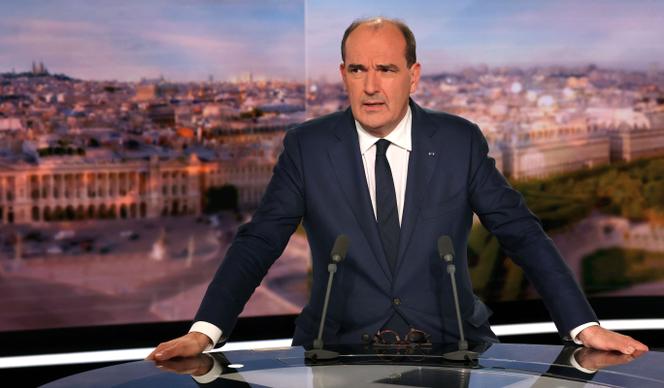 Jean Castex annonce des mesures pour aider les Français à faire face à la flambée des prix du gaz et de l’électricité, lors du JT de TF1, le 30 septembre 2021.