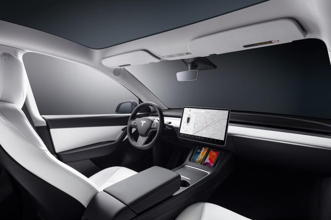 L’habitacle du Model Y de Tesla.